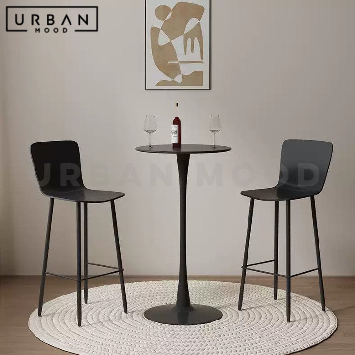 BEECK Modern Round Bar Table