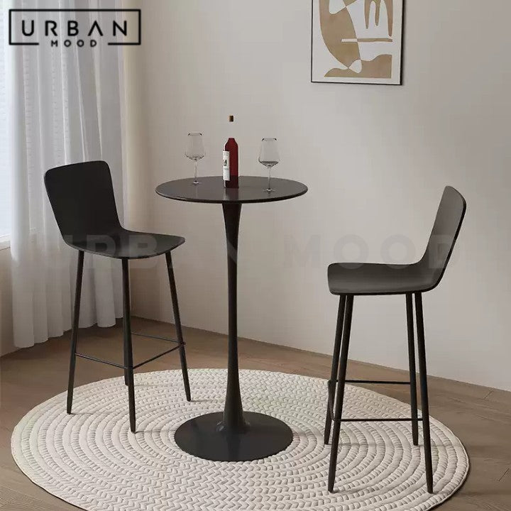 BEECK Modern Round Bar Table