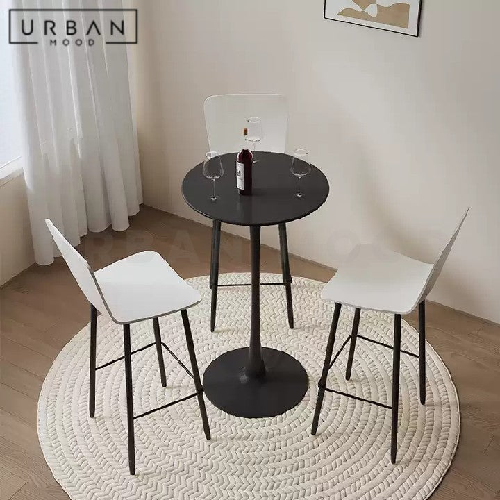 BEECK Modern Round Bar Table