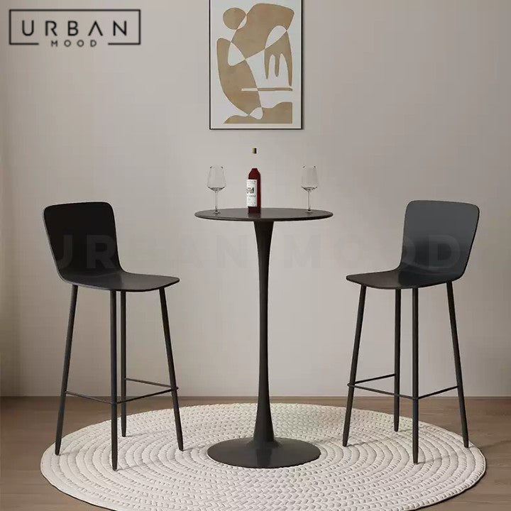 BEECK Modern Round Bar Table