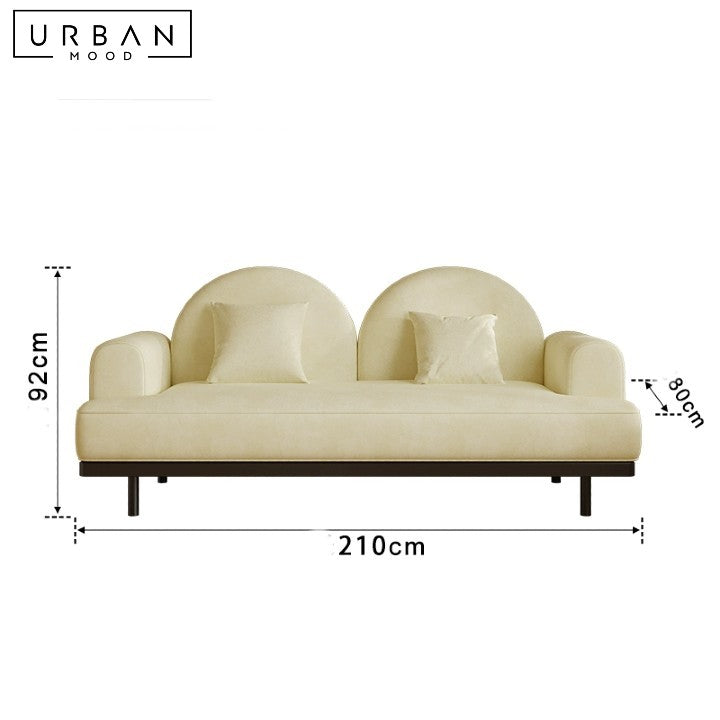 BEGLEY Modern Fabric Sofa