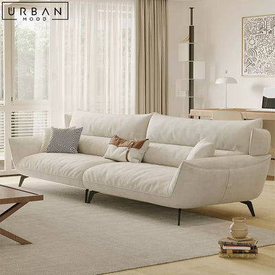 NAVIDE Modern Fabric Sofa (Cat-Friendly)