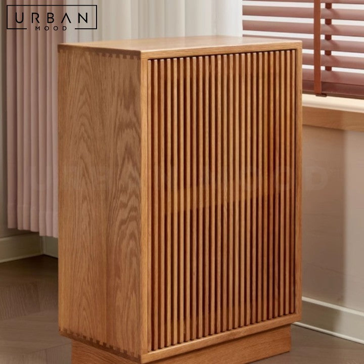BENDA Modern Solid Wood Side Cabinet
