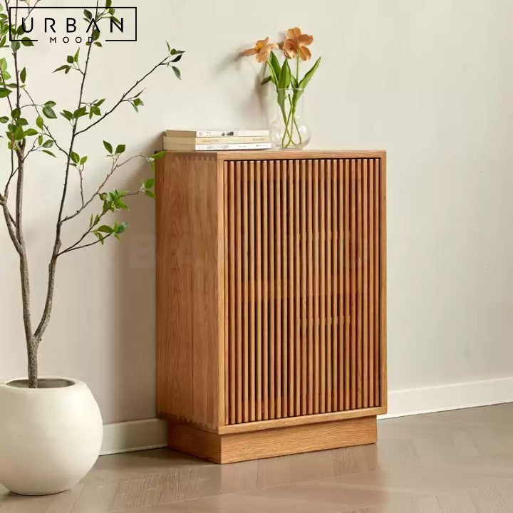 BENDA Modern Solid Wood Side Cabinet
