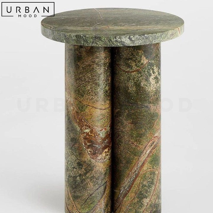 BENITEZ Modern Round Marble Side Table