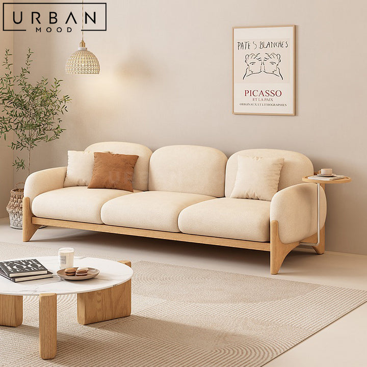 BENMIN Japandi Boucle Sofa