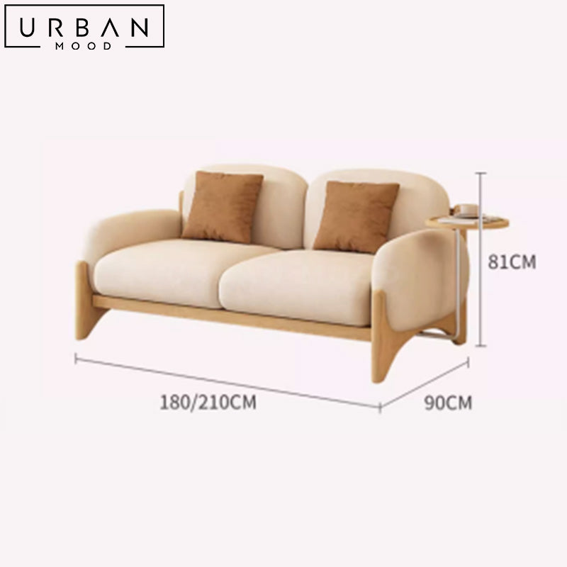 BENMIN Japandi Boucle Sofa