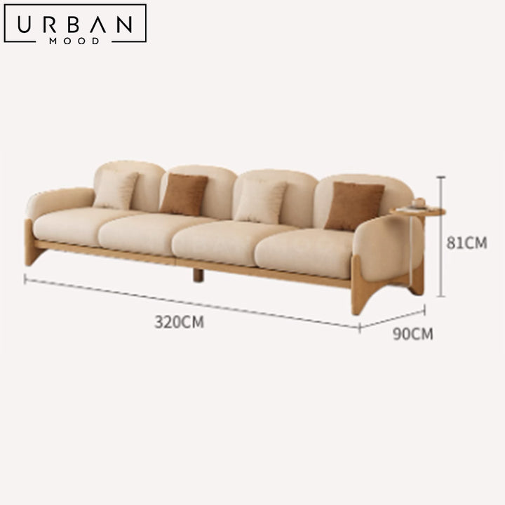 BENMIN Japandi Boucle Sofa