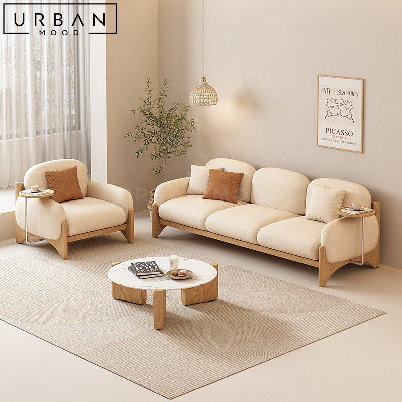 BENMIN Japandi Boucle Sofa