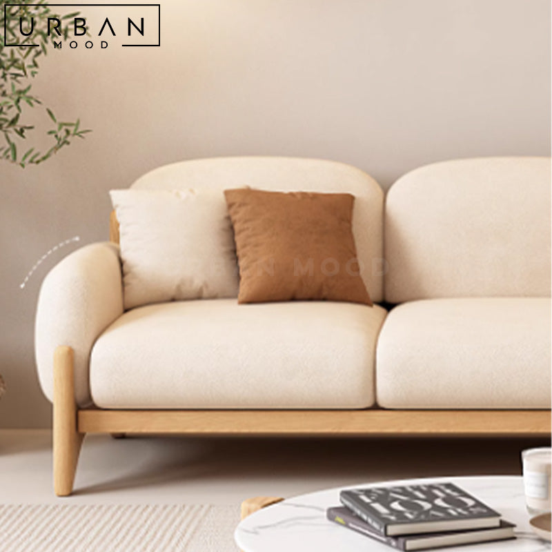 BENMIN Japandi Boucle Sofa