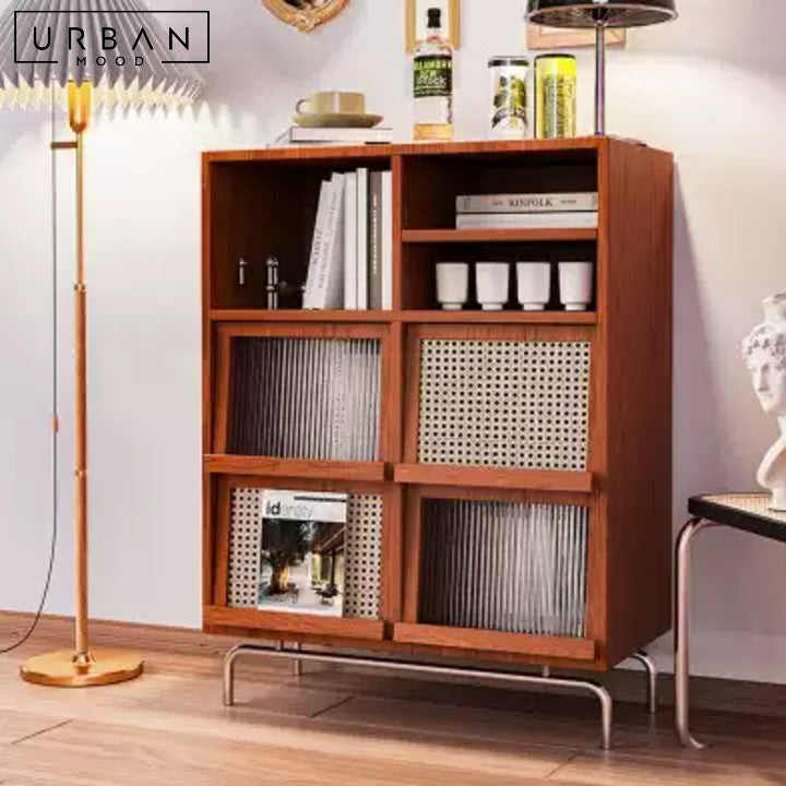 BENOIT Wabi Sabi Solid Wood Side Cabinet