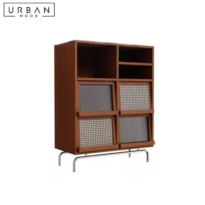 BENOIT Wabi Sabi Solid Wood Side Cabinet