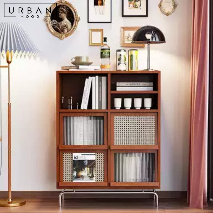 BENOIT Wabi Sabi Solid Wood Side Cabinet