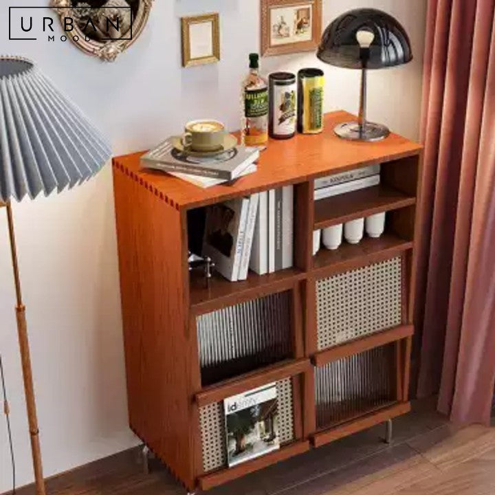 BENOIT Wabi Sabi Solid Wood Side Cabinet
