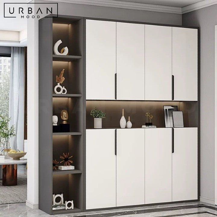 BERAN Modern Full Length Shoe Cabinet