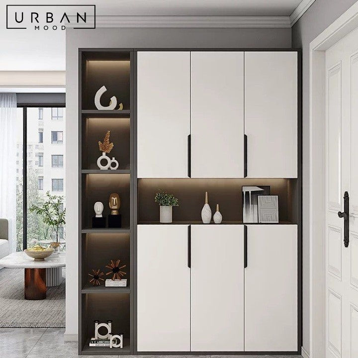 BERAN Modern Full Length Shoe Cabinet