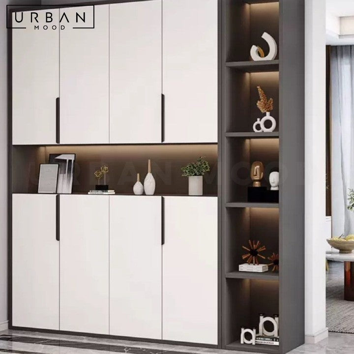 BERAN Modern Full Length Shoe Cabinet