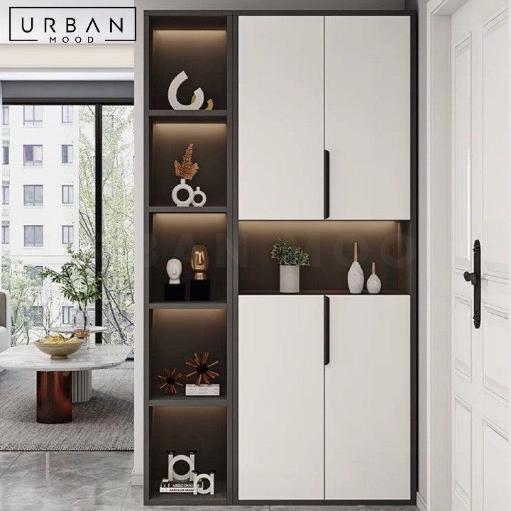 BERAN Modern Full Length Shoe Cabinet