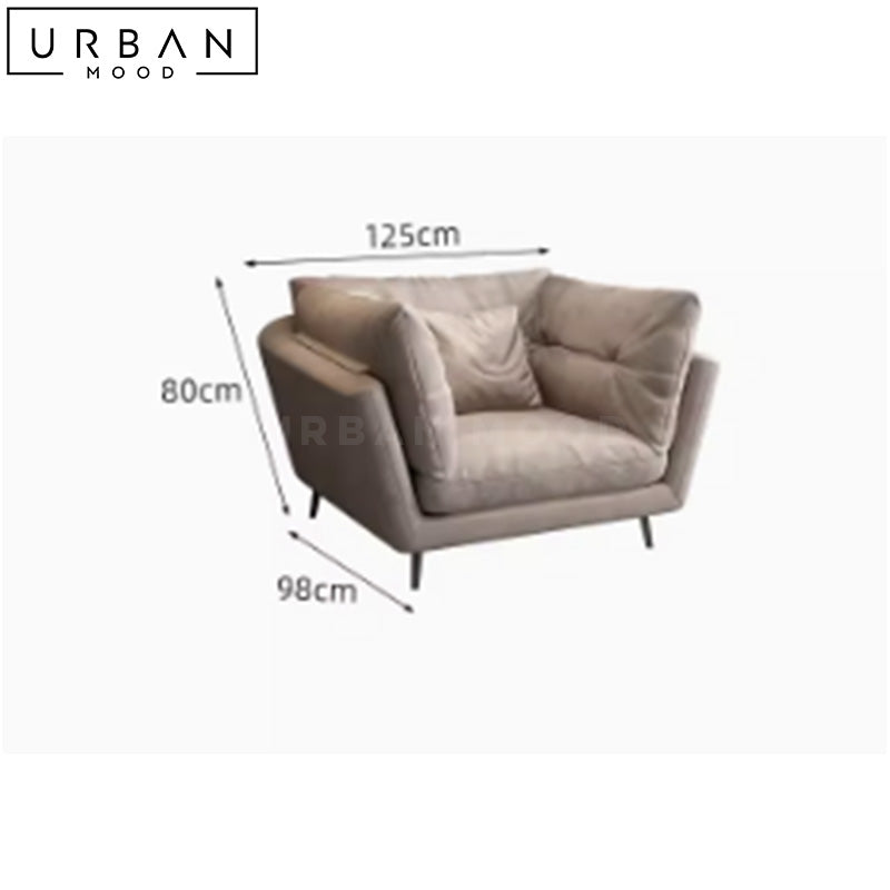 BERG Modern Leathaire Sofa