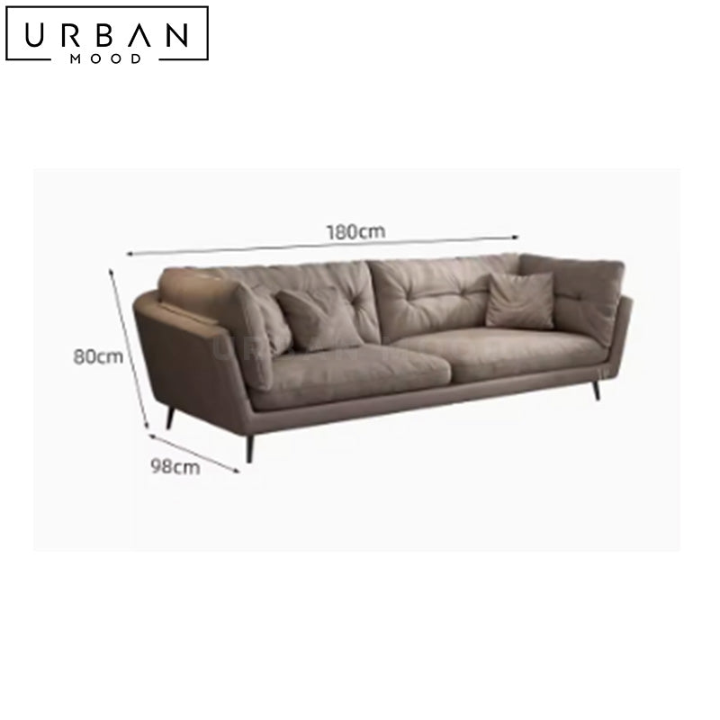 BERG Modern Leathaire Sofa