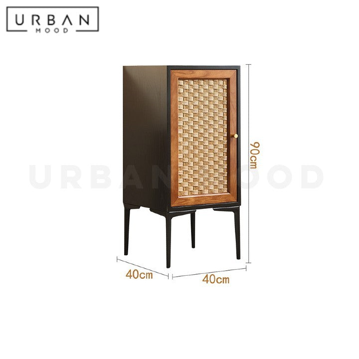 BERNABE Vintage Rattan Sideboard