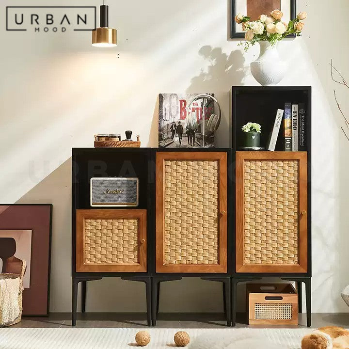 BERNABE Vintage Rattan Sideboard