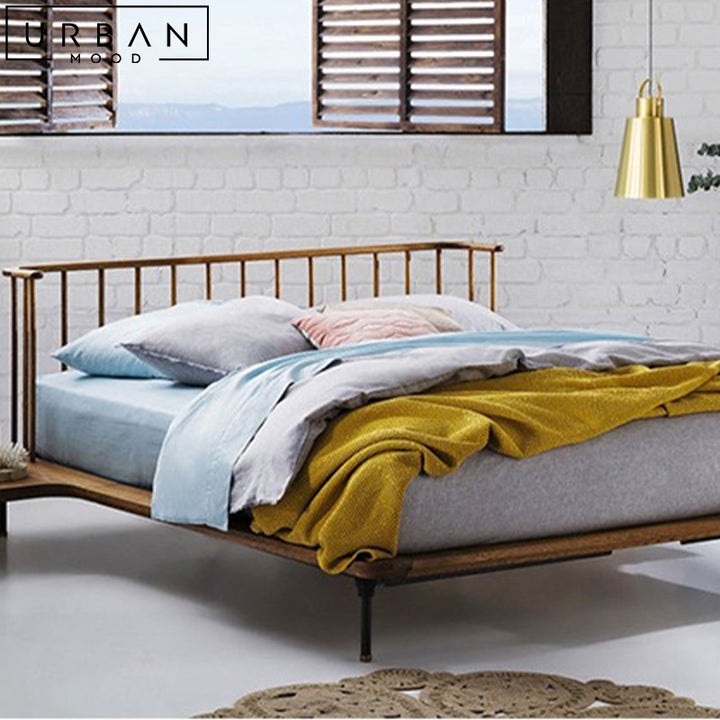 BERTO Rustic Solid Wood Bedframe