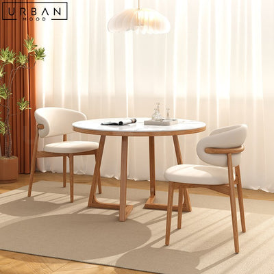 BIEL Modern Solid Wood Dining Table