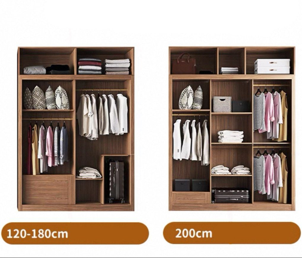 BIJOU Modern Solid Wood Wardrobe - Urban Mood Singapore