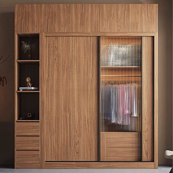 BIJOU Modern Solid Wood Wardrobe - Urban Mood Singapore