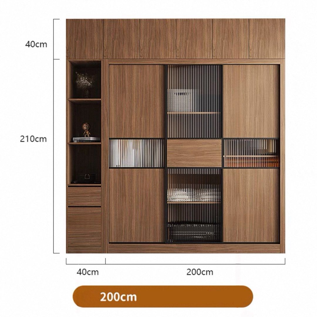 BIJOU Modern Solid Wood Wardrobe - Urban Mood Singapore