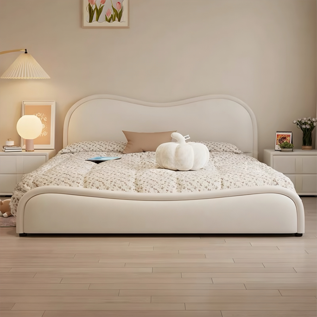 BIKA Modern Leather Storage Bedframe - Urban Mood Singapore