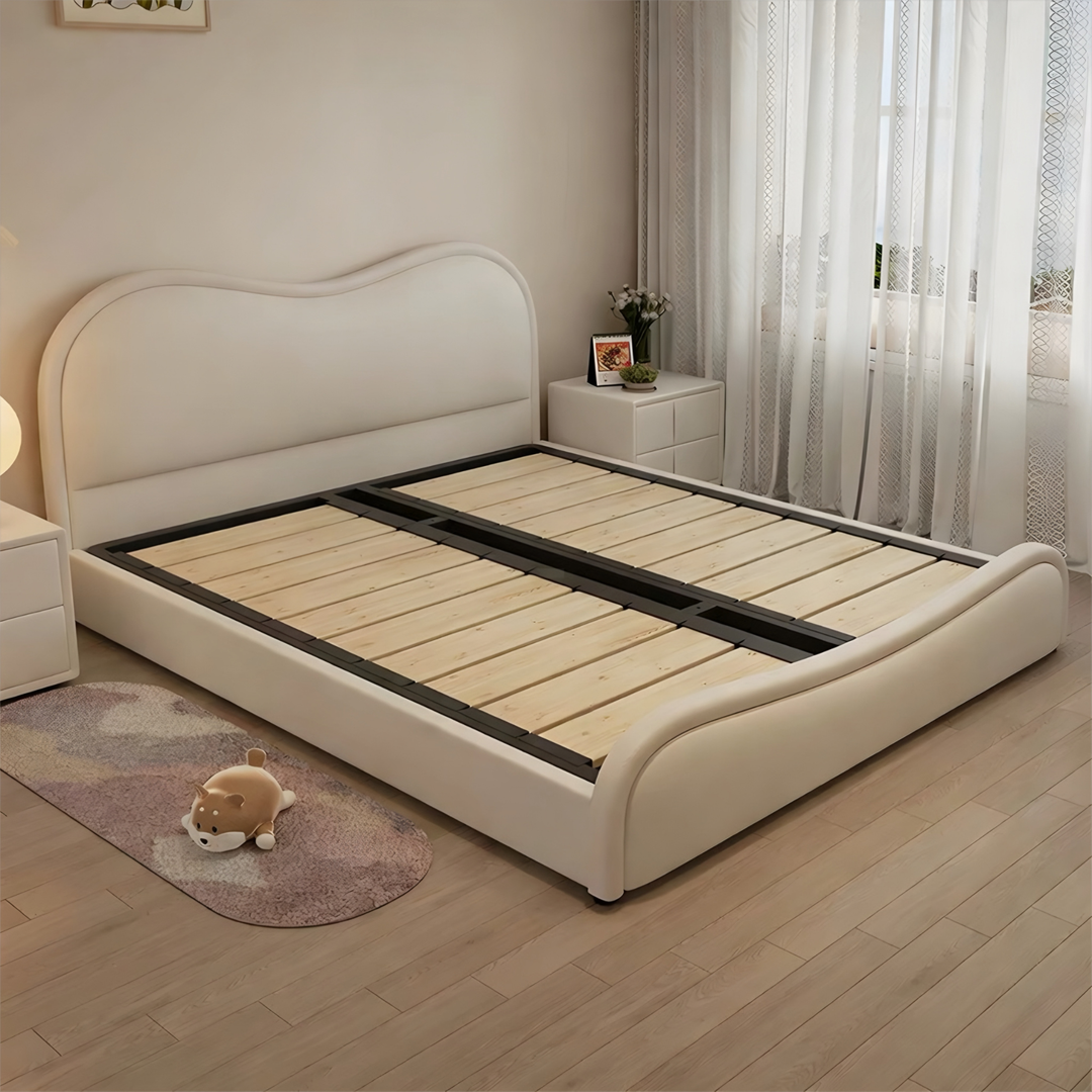 BIKA Modern Leather Storage Bedframe - Urban Mood Singapore