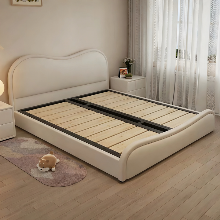 BIKA Modern Leather Storage Bedframe - Urban Mood Singapore