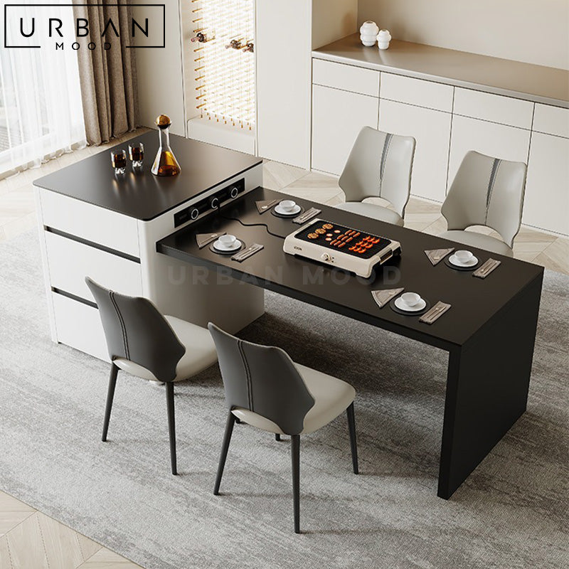 BINA Modern Dining Table Cabinet