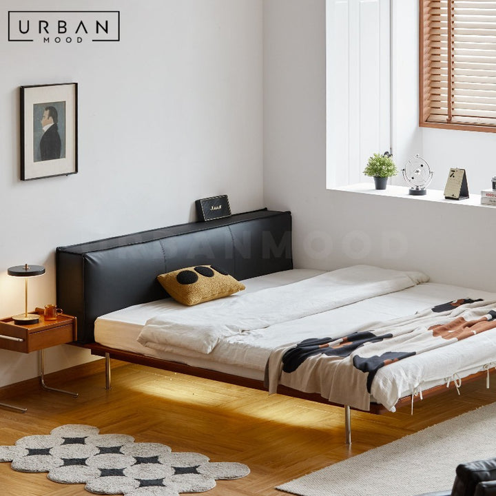 BINO Modern Leather Bedframe