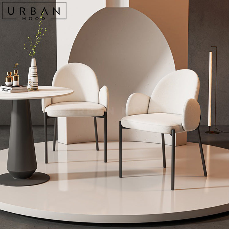 BIRGIT Modern Fabric Dining Chair