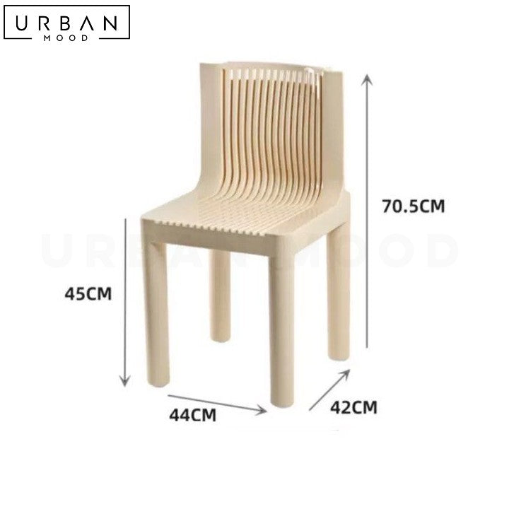 BIRNA Modern Plastic Dining Chair