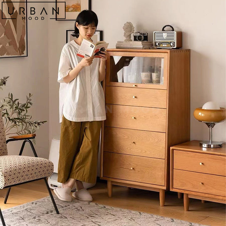 BIRNEY Japandi Side Cabinet