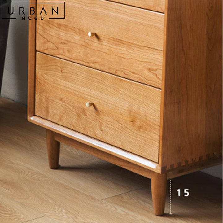 BIRNEY Japandi Side Cabinet