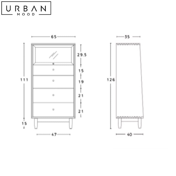 BIRNEY Japandi Side Cabinet