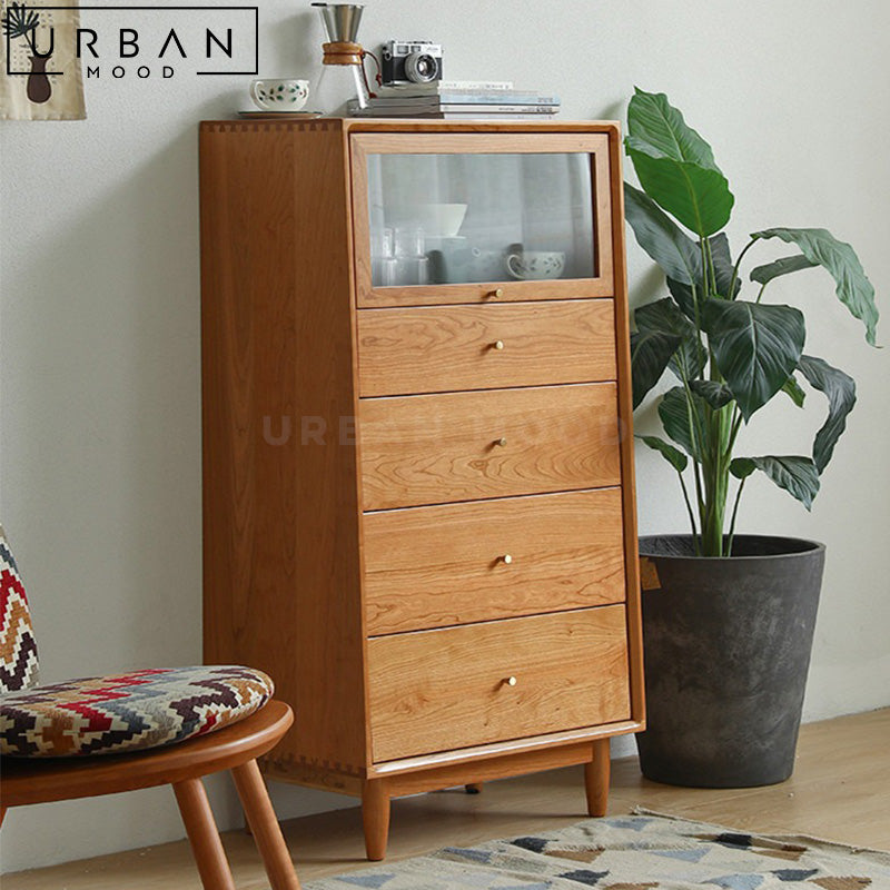 BIRNEY Japandi Side Cabinet