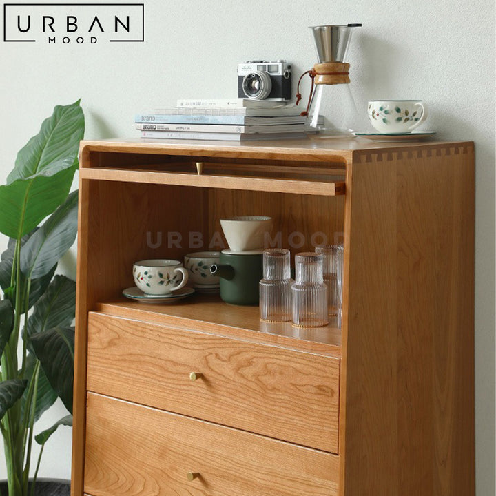 BIRNEY Japandi Side Cabinet