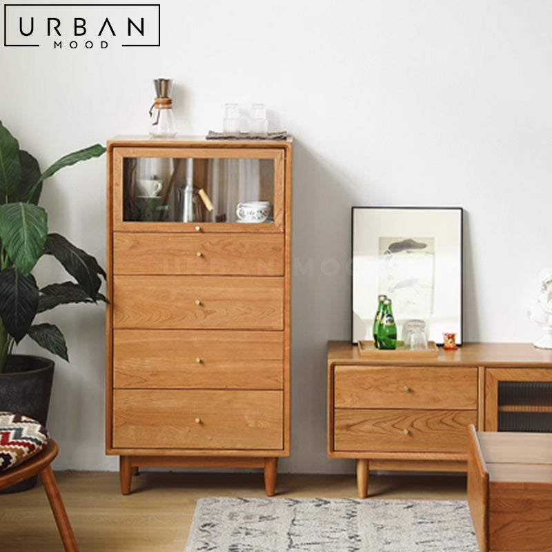 BIRNEY Japandi Side Cabinet