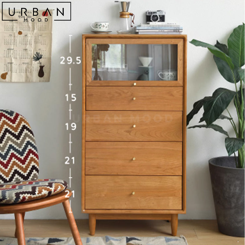 BIRNEY Japandi Side Cabinet