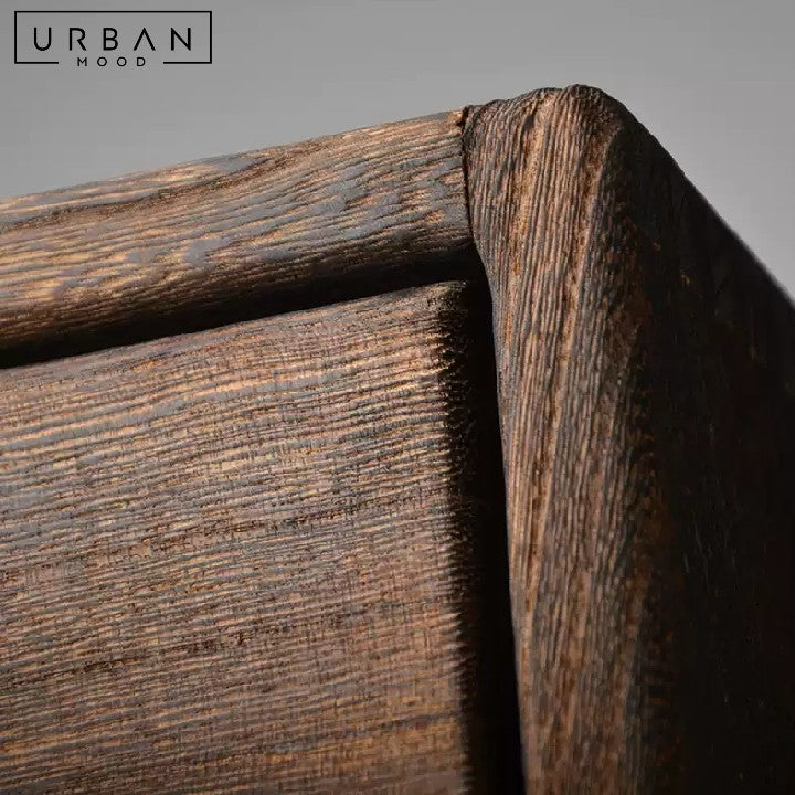 BISER Rustic Solid Wood Chest Of Drawers
