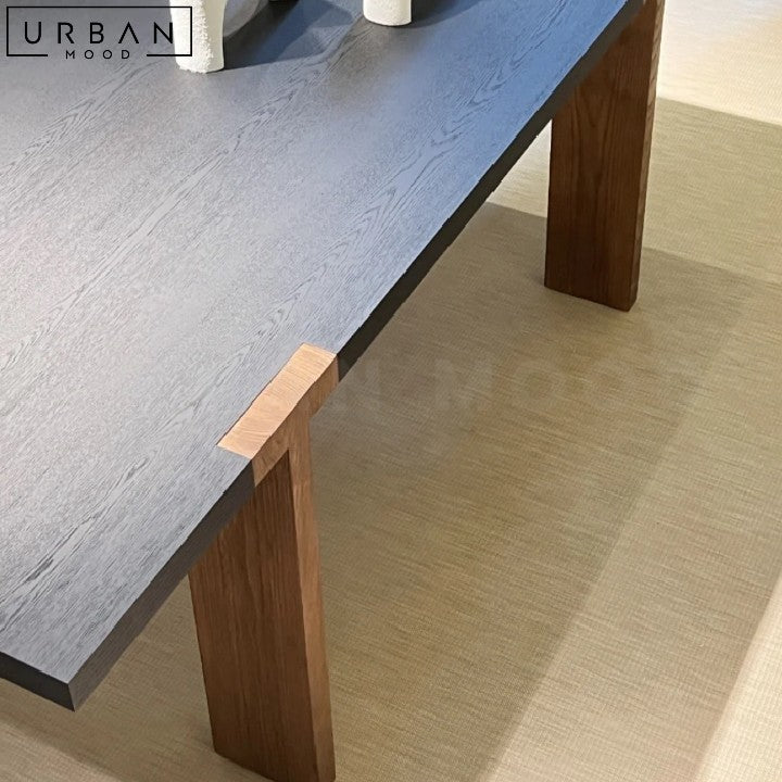 BITRUS Modern Solid Wood Dining Table