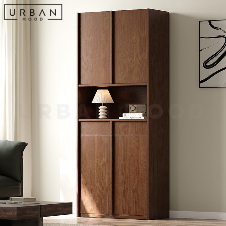BILL Modern Solid Wood Shoe Cabinet