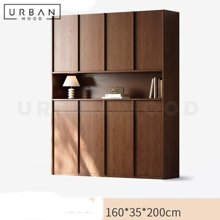 BILL Modern Solid Wood Shoe Cabinet