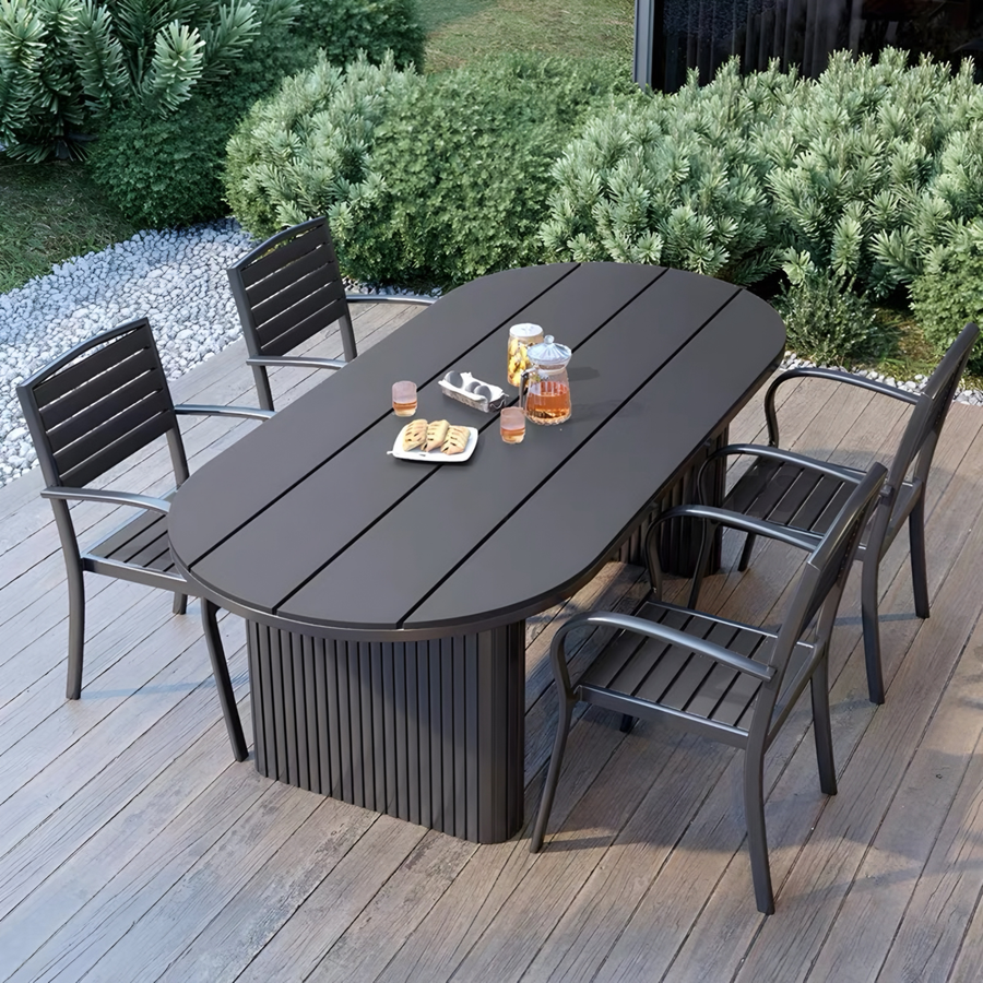 BLACKWELL Modern Outdoor Dining Table and Chairs - Urban Mood Singapore